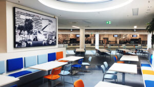 Kantine mit Akustikbild